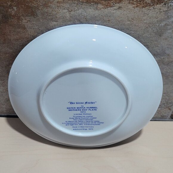 Schmid Hummel Mother's Day 1973 To Please Her Mother Decorative Wall Hanging Pla - Picture 11 of 11